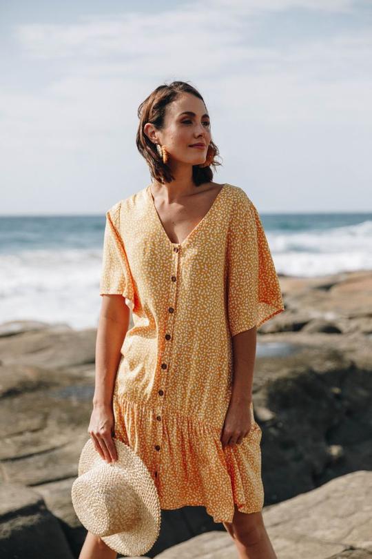 Womens discount frill dress