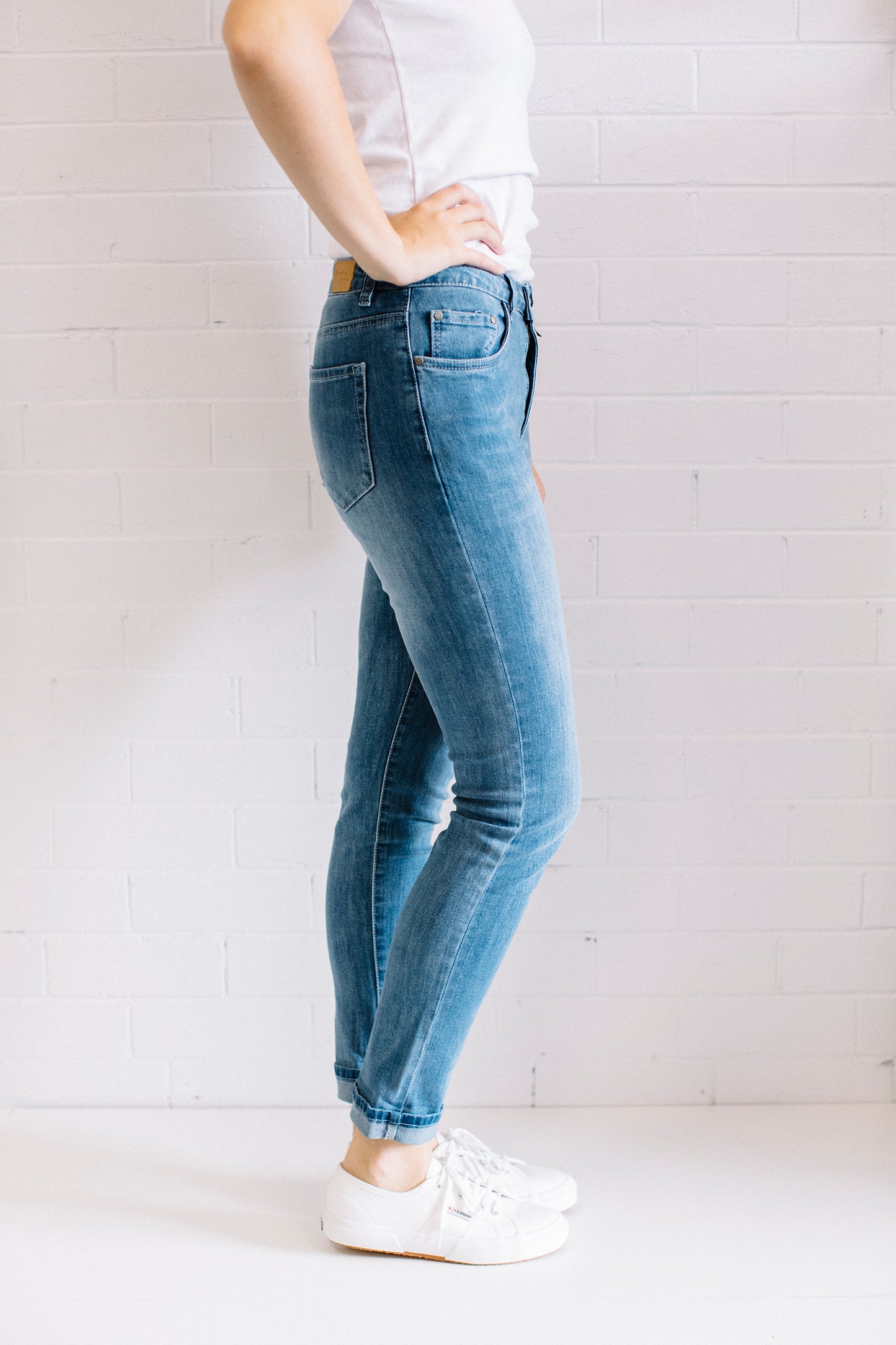 Relaxed Mid Denim Women | Lyn Rose Boutique