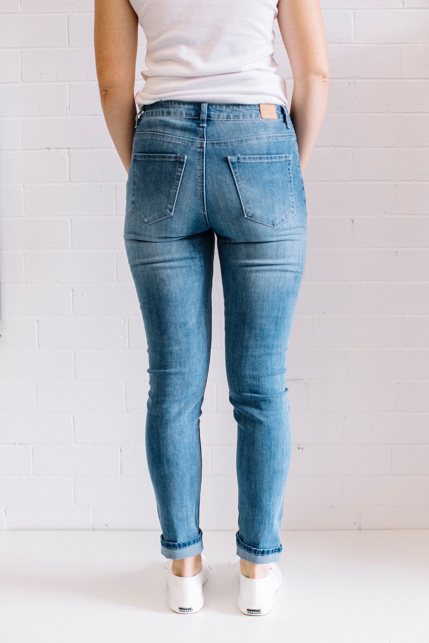 Relaxed Mid Denim Women | Lyn Rose Boutique