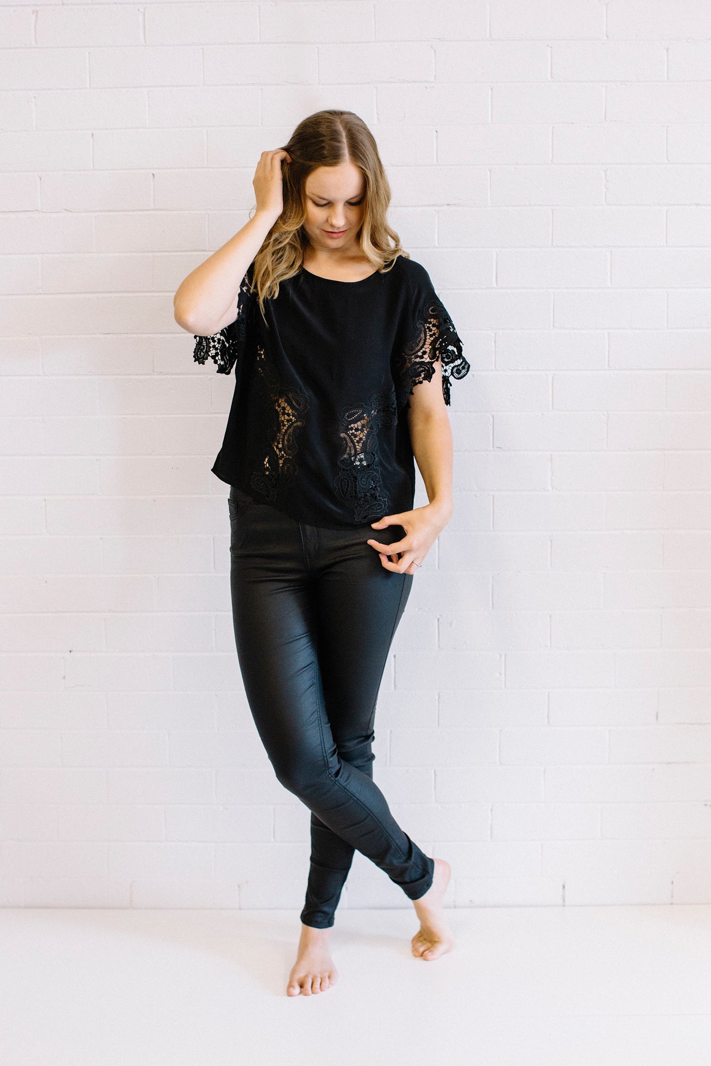 Pretty Women Black Maud Dainty | Lyn Rose Boutique