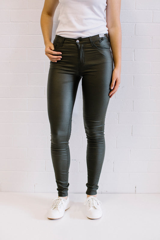 Wax Stretch Women Khaki | Lyn Rose Boutique