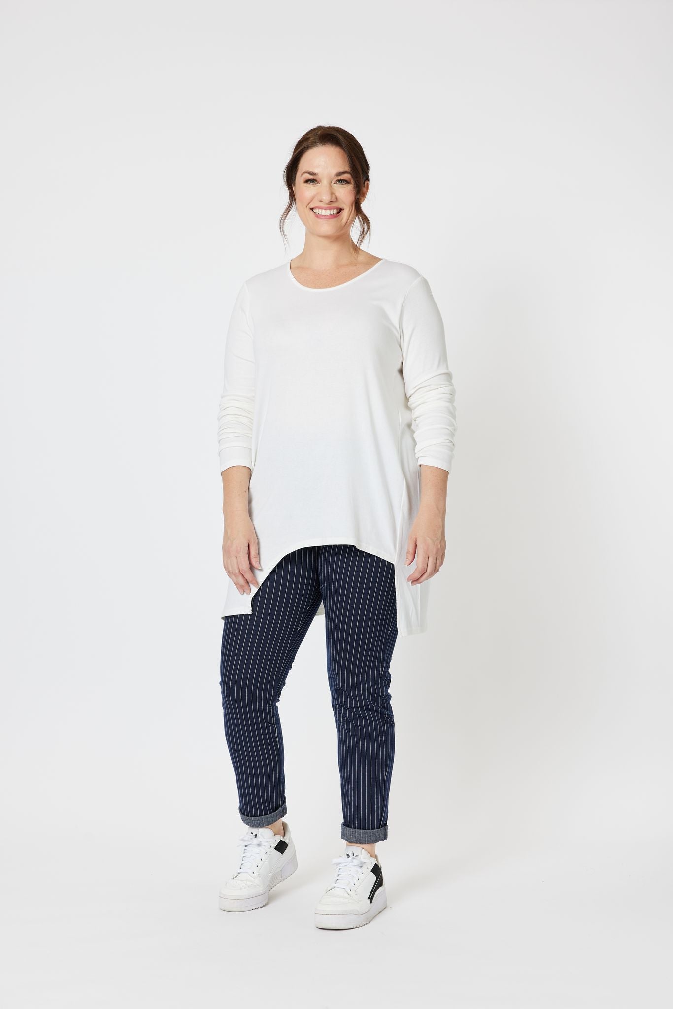 Mara Jersey Tee - Ivory