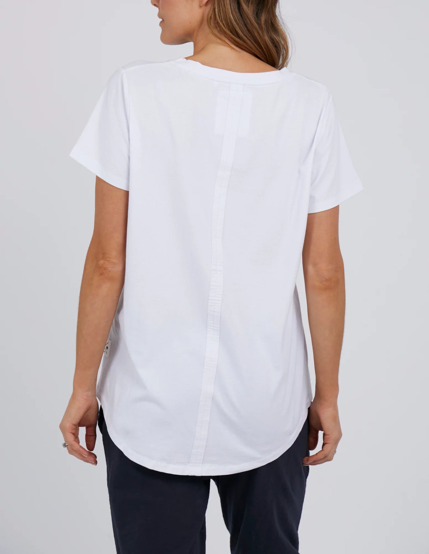 Fortune Vee S/S Tee - White