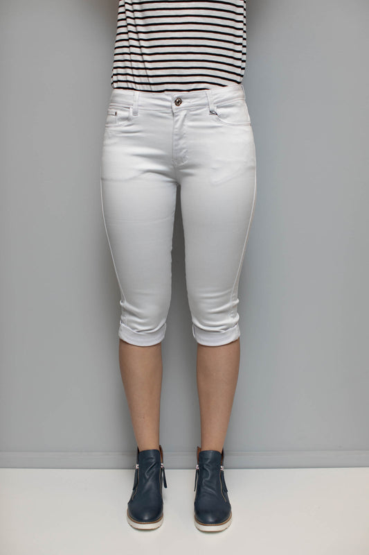 3/4 Jean White | Lyn Rose Boutique