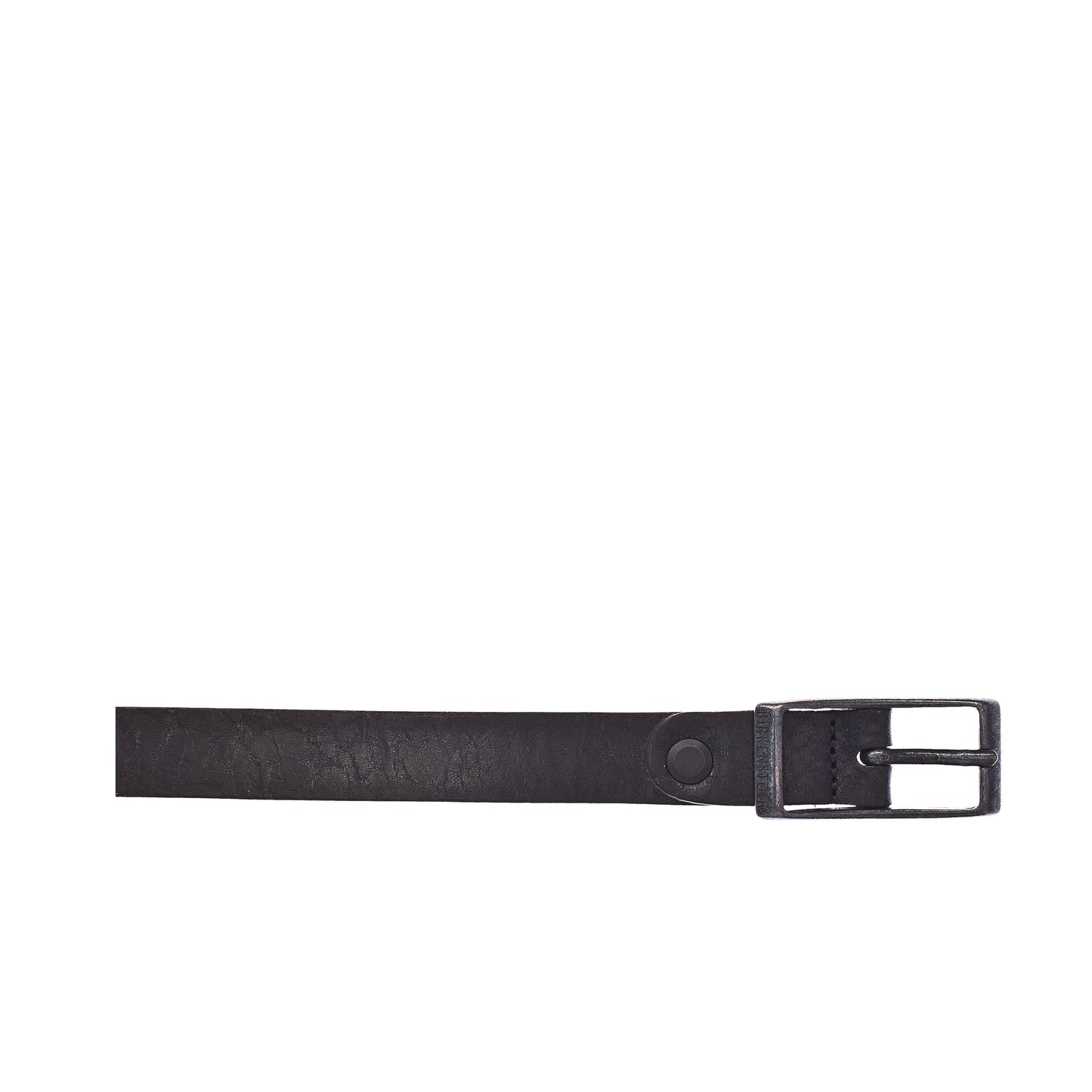 Ohio Grained Leather Belt 20mm - Black