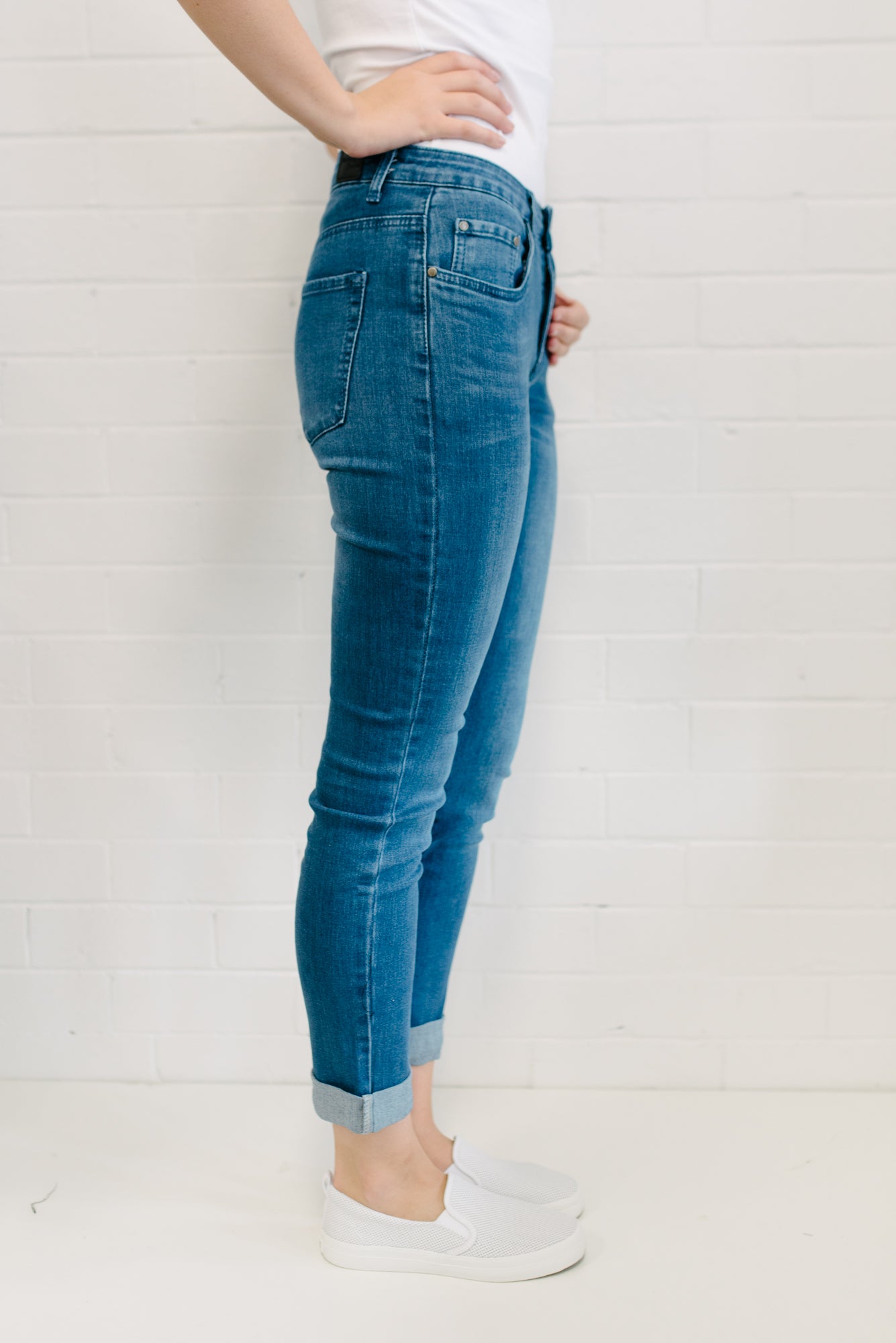 Boyfriend Jean Blue Women | Lyn Rose Boutique