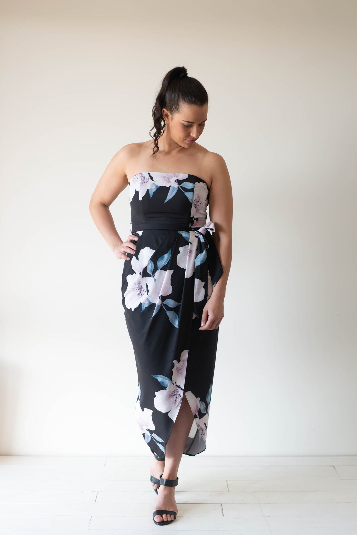 Freeda Dress Black Blooms | Lyn Rose Boutique