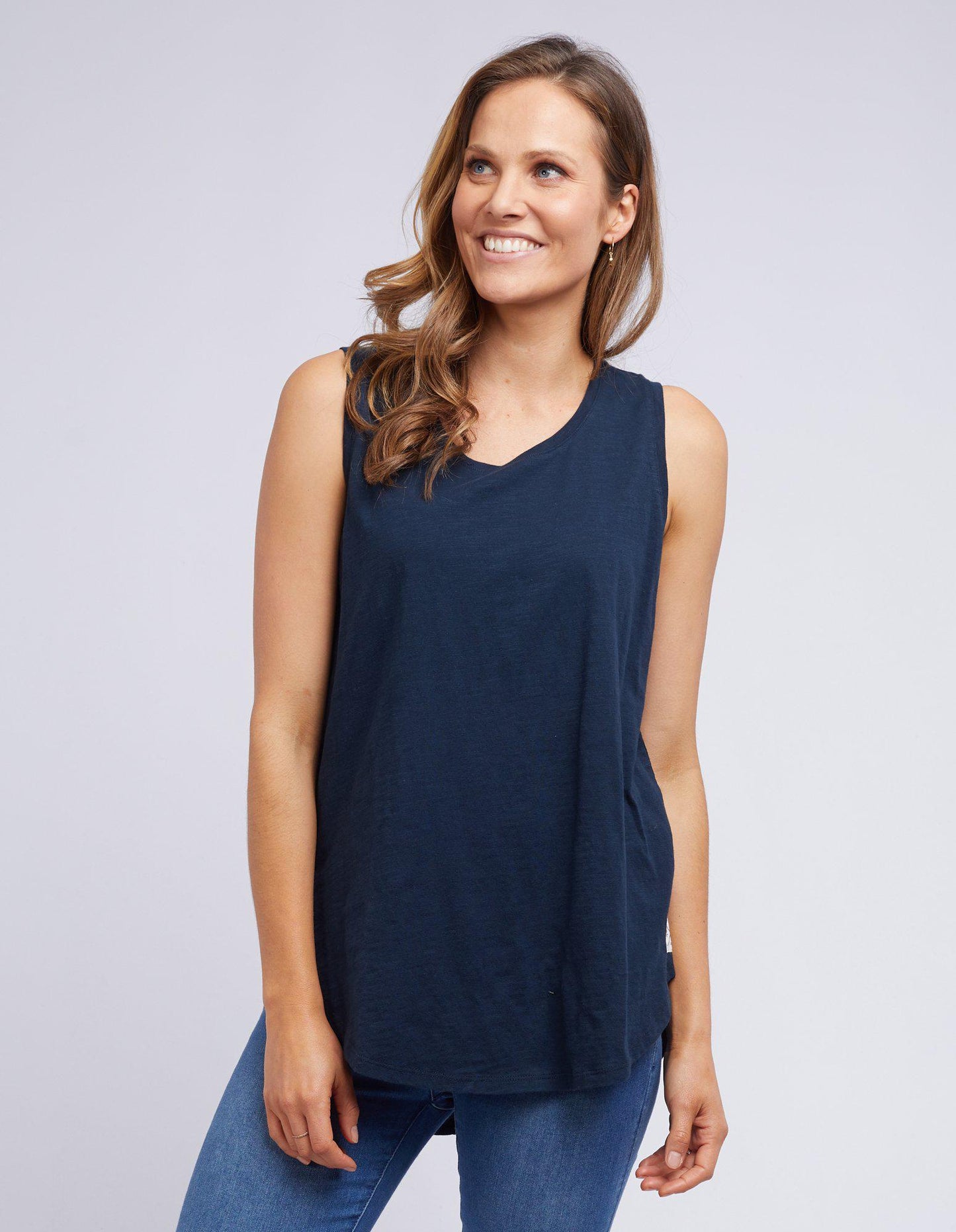 Scoop Tank - Navy