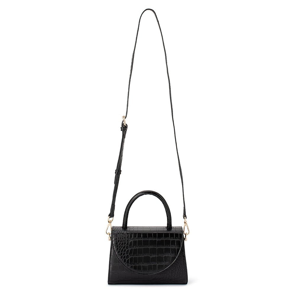Nadia Top Handle Bag - Black