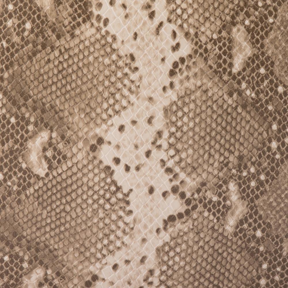 Payton Snake Print Clutch - Natural