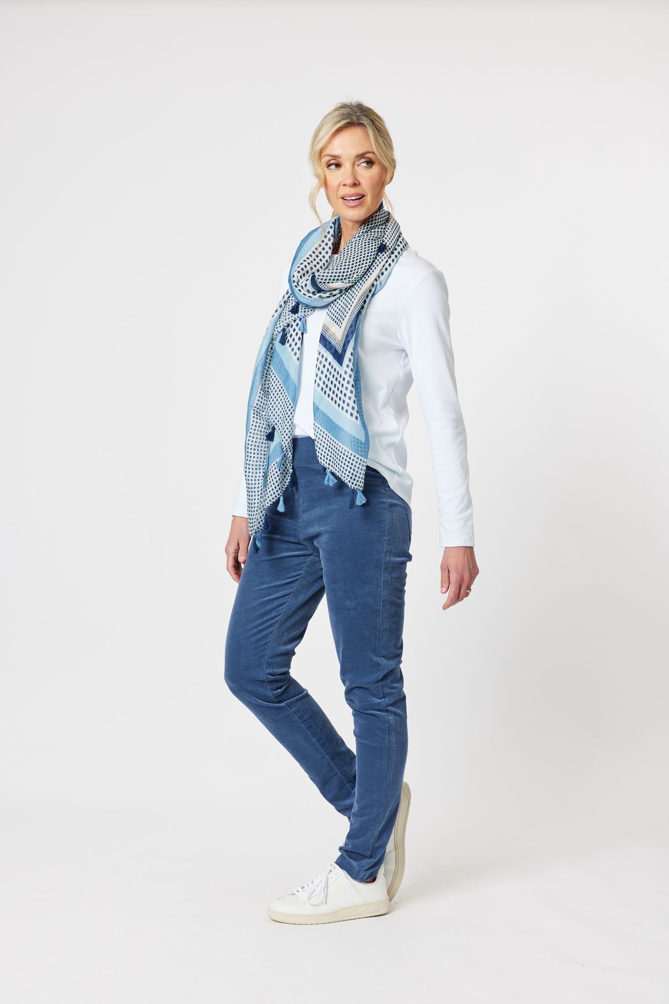 Pinwale Cord Pant - Wedge wood