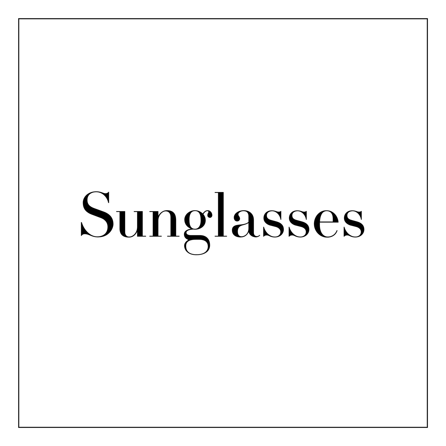 Sunglasses