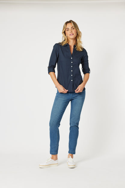 Slim Leg Miracle Jean - Blue Denim