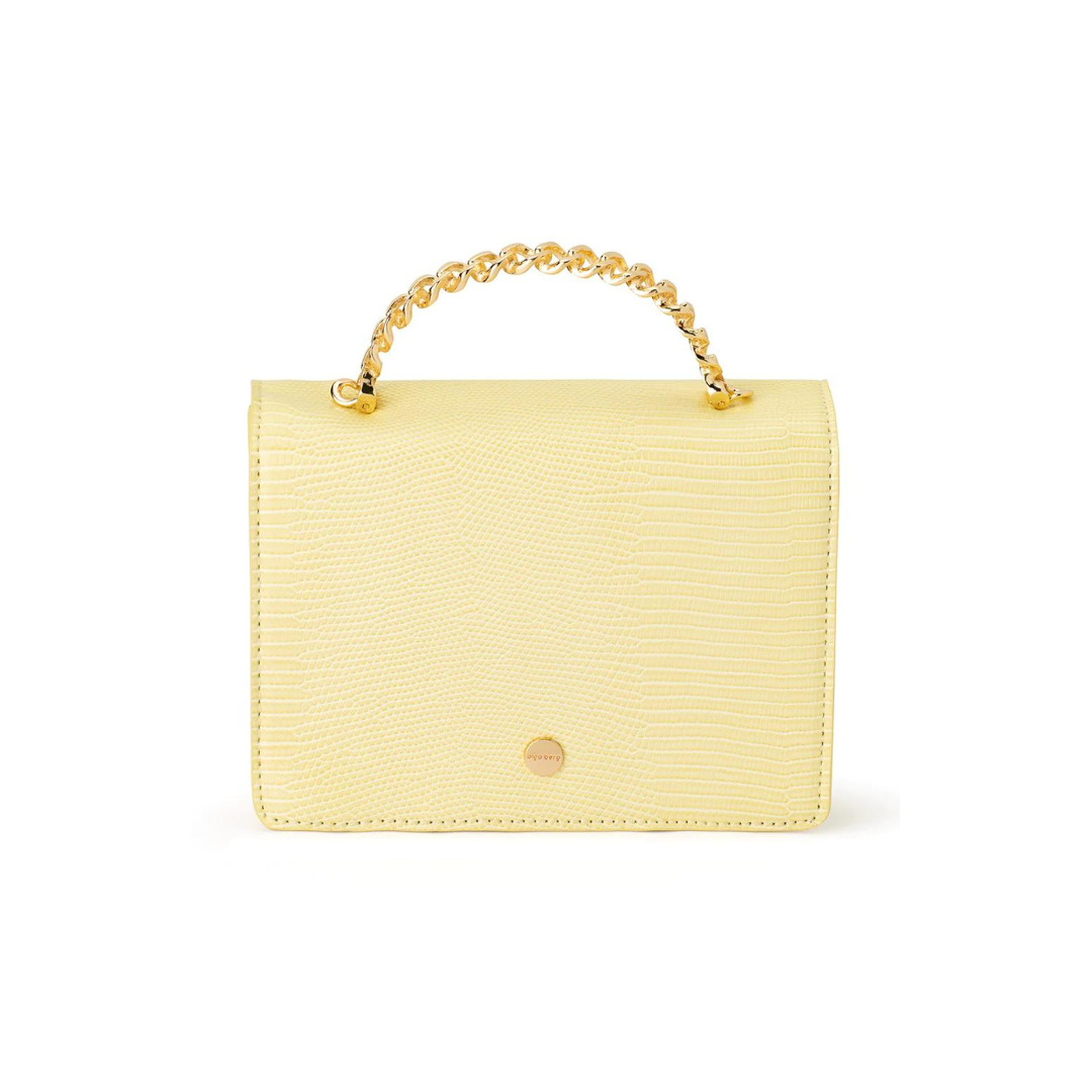 ALLIE Top Handle Bag - Lemon