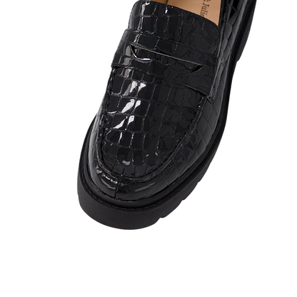 Unice Patent Croc Heels