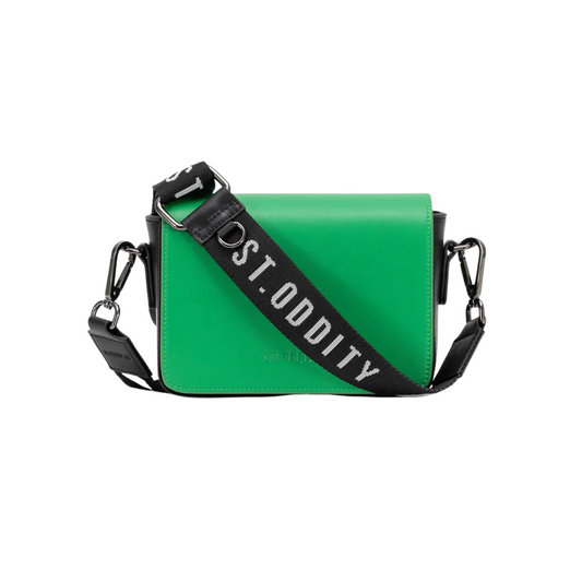 Crossbody Bag with Street Strap - Green/Black