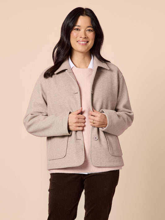 Montana Car Coat - Latte