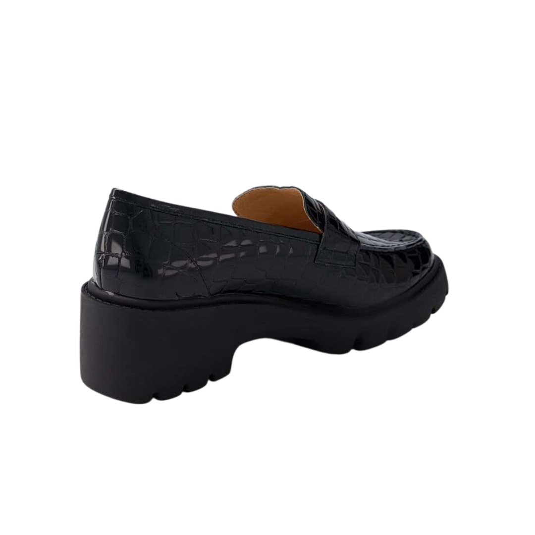 Unice Patent Croc Heels