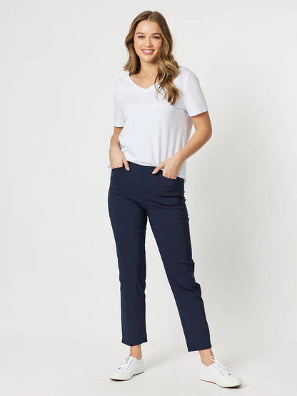 Basic Full Length Pant - Navy