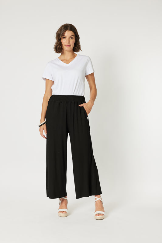 Wide Leg Jersey Pant