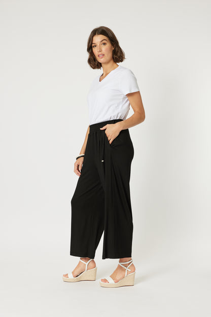 Wide Leg Jersey Pant