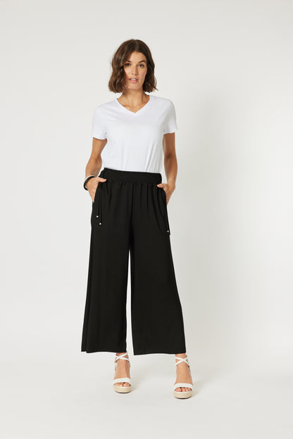 Wide Leg Jersey Pant