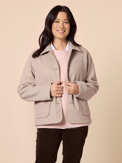 Montana Car Coat - Latte