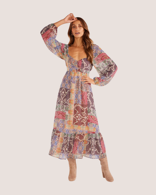 Ciana Babydoll Midi Dress