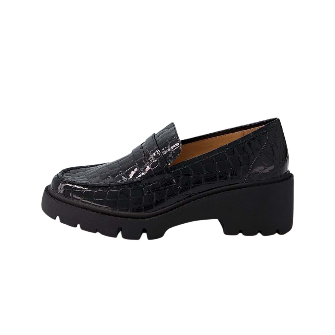 Unice Patent Croc Heels