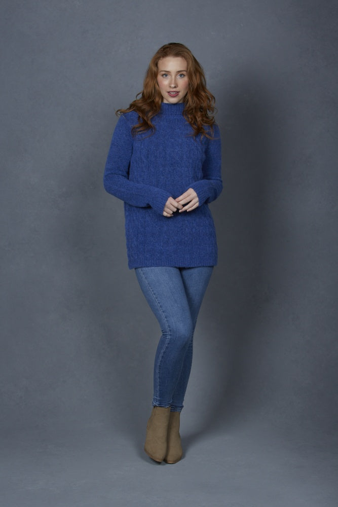 Roll Neck Cable Pullover