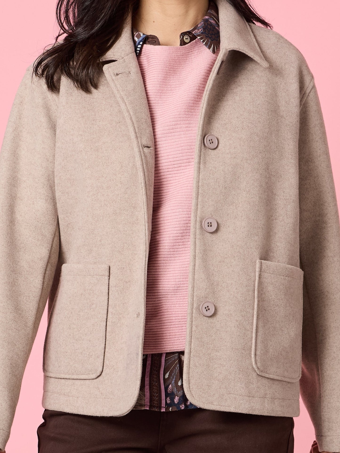 Montana Car Coat - Latte
