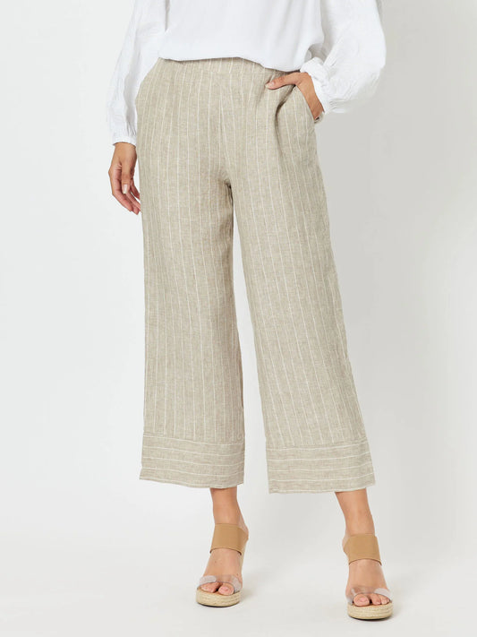Marseille Stripe Linen Pants