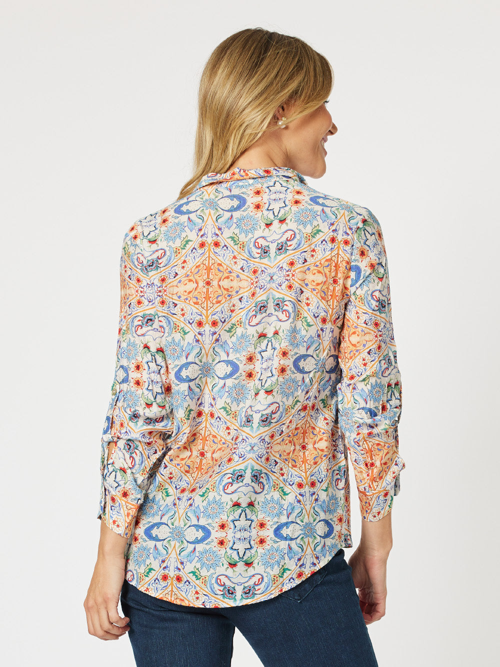 Mykonos Print Shirt