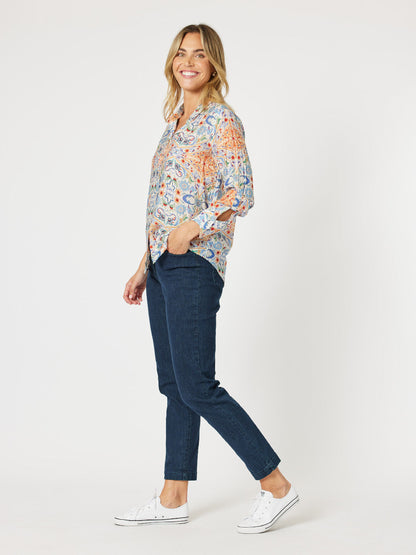 Mykonos Print Shirt
