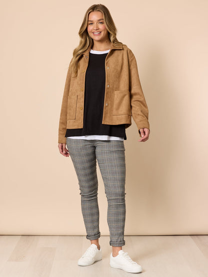 Downtown Suede Jacket