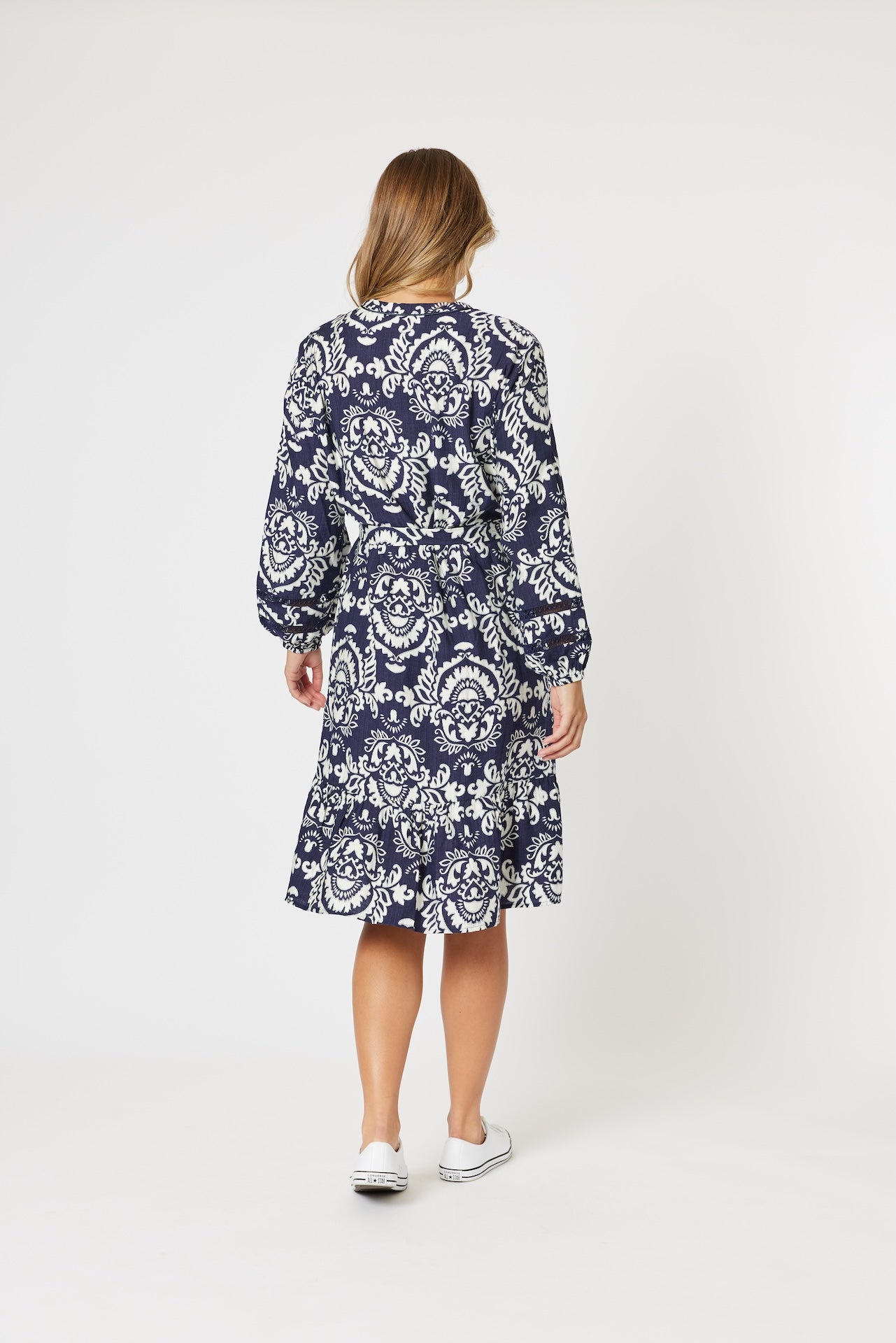 Emily  Button Dress