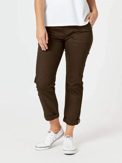 New Isabella Pant- Chocolate
