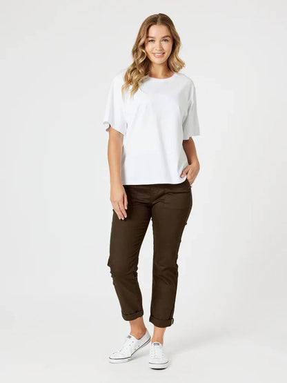 New Isabella Pant- Chocolate
