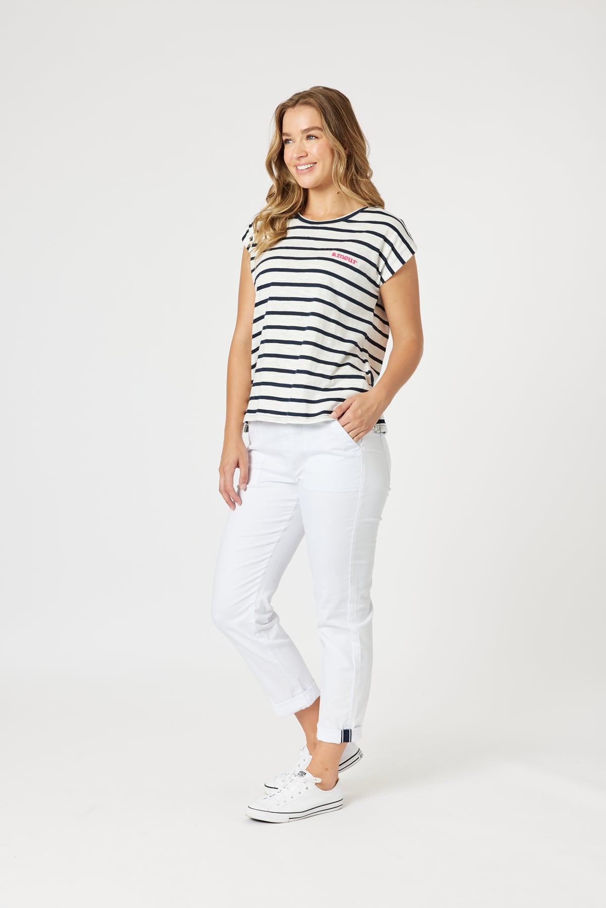 New Isabella Pant- White