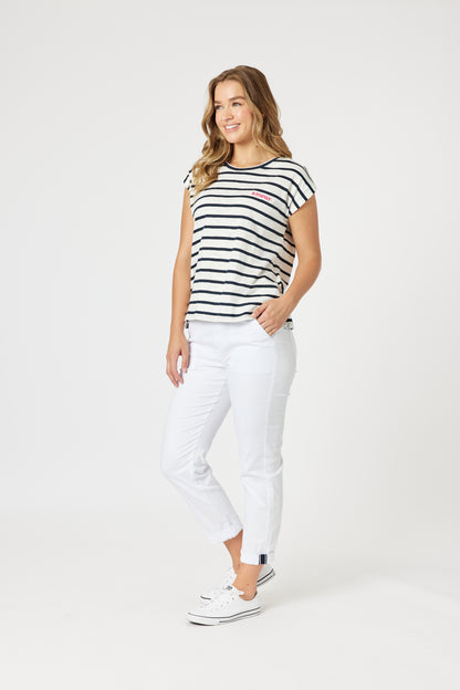 New Isabella Pant- White