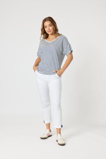 New Isabella Pant- White