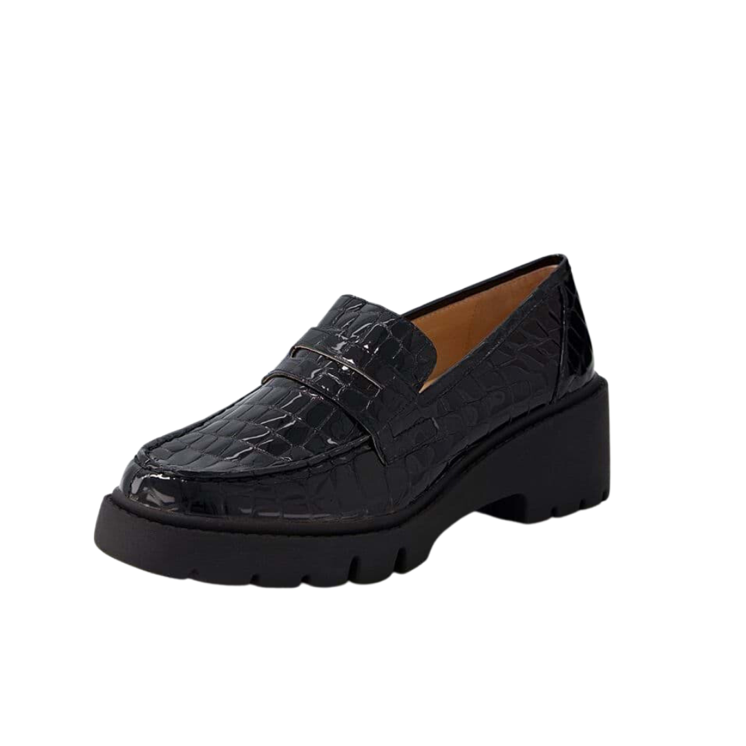 Unice Patent Croc Heels