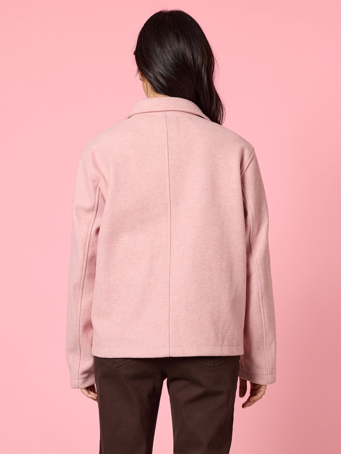 Montana Car Coat - Blush