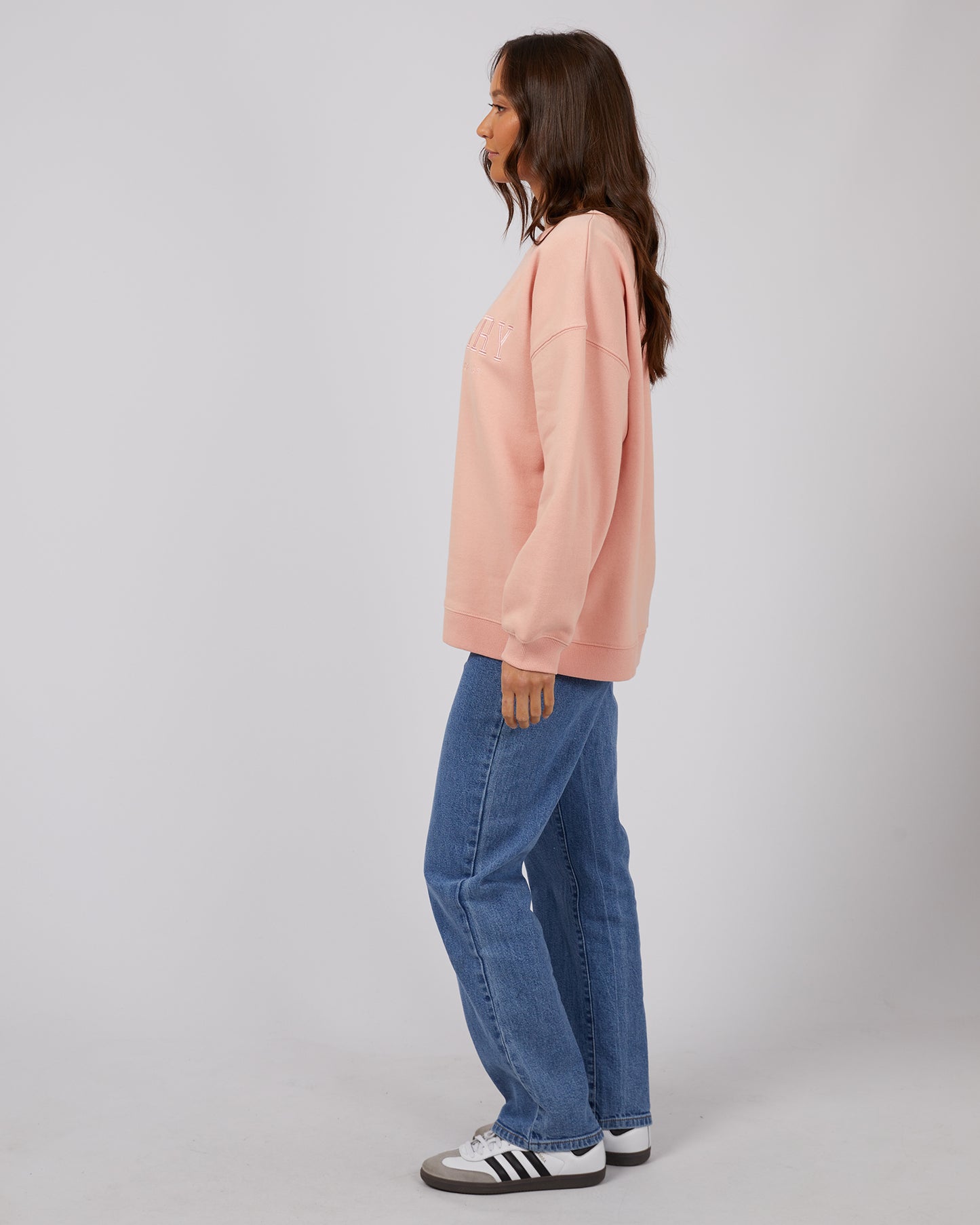 Varsity Crew - Pale Pink