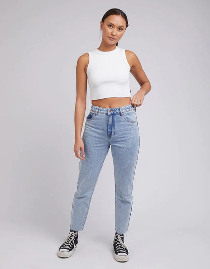 Monica Mom Jean - Light Blue