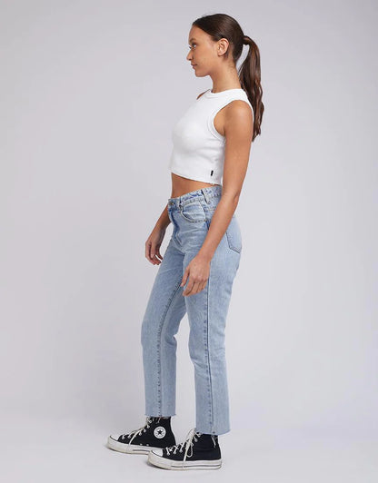 Monica Mom Jean - Light Blue
