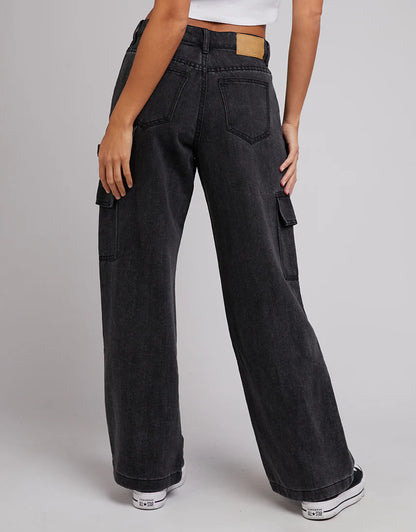 Bravo Cargo Pant - Washed Black