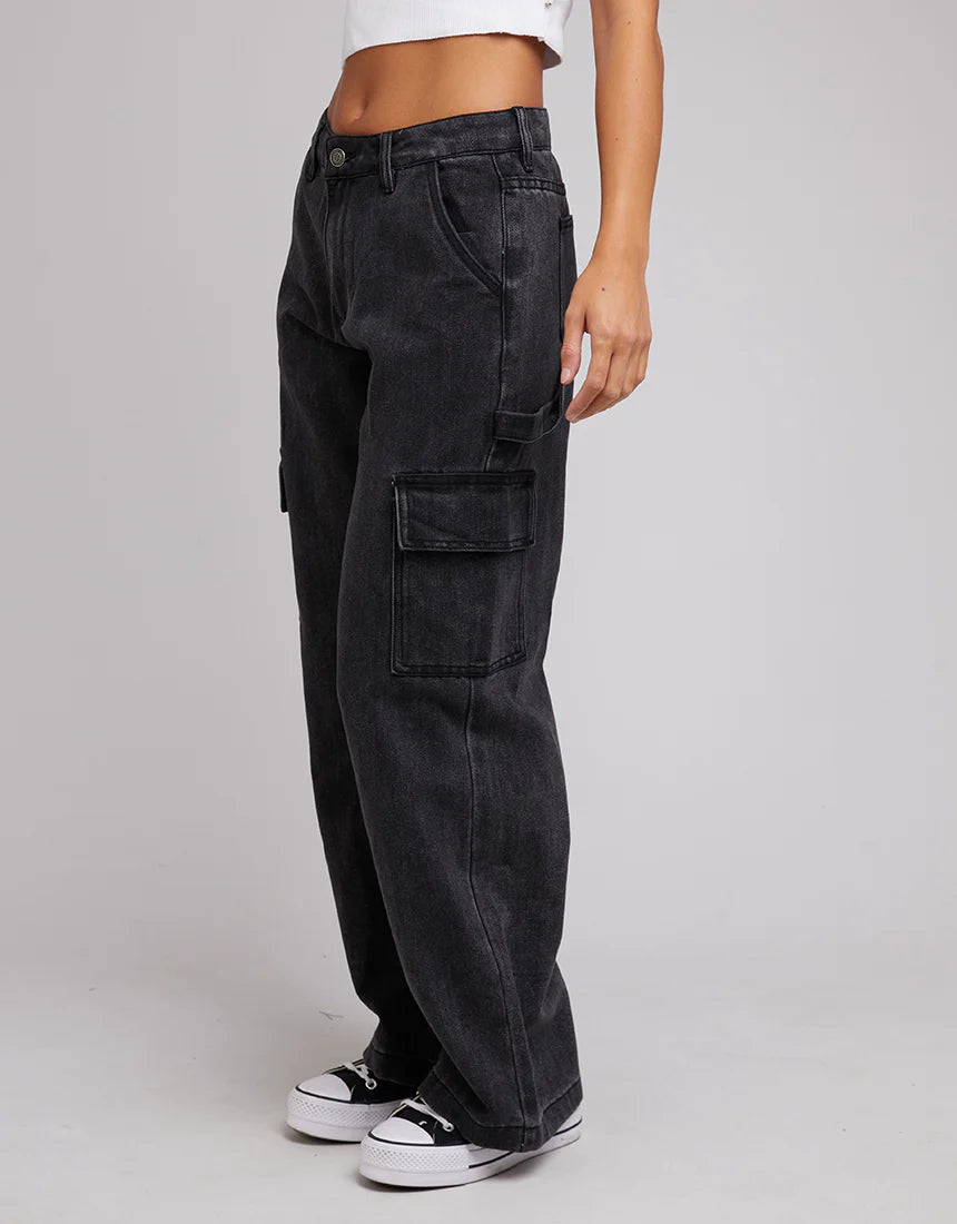Bravo Cargo Pant - Washed Black