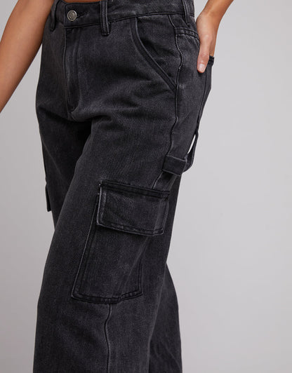 Bravo Cargo Pant - Washed Black