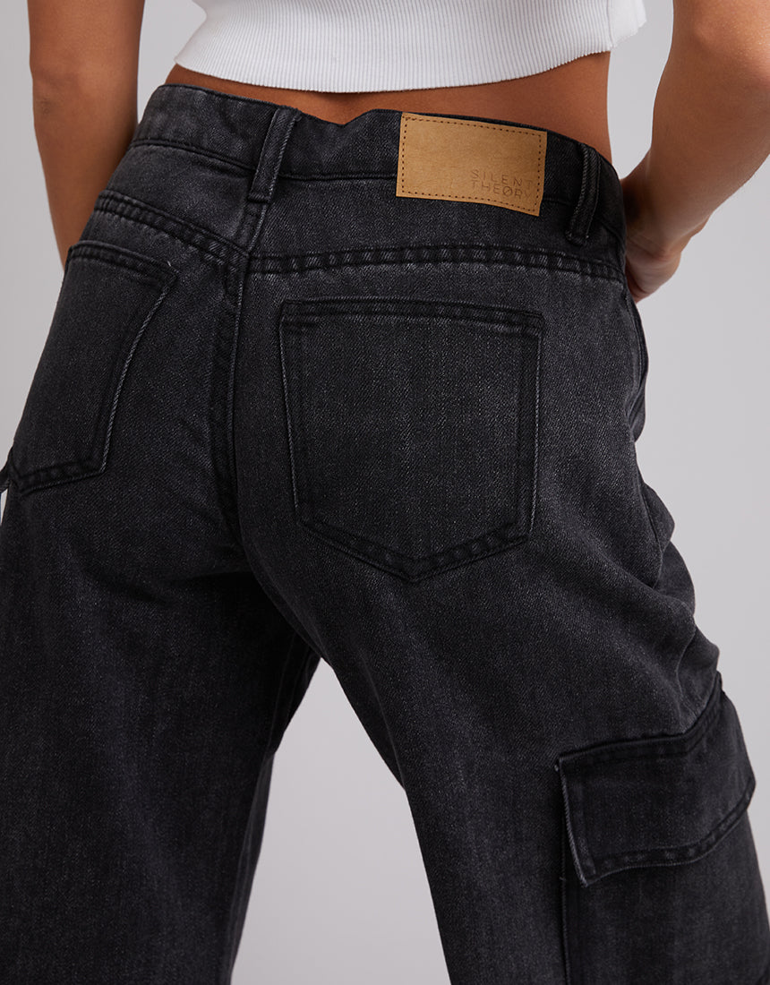 Bravo Cargo Pant - Washed Black
